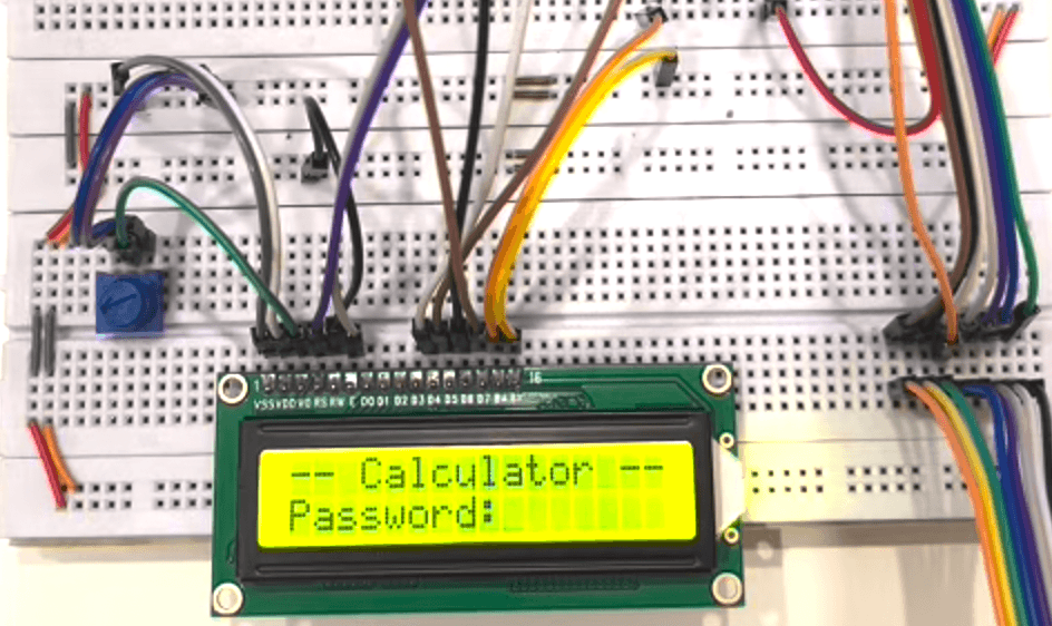 Calculator using TM4C123GH6PM microcontroller