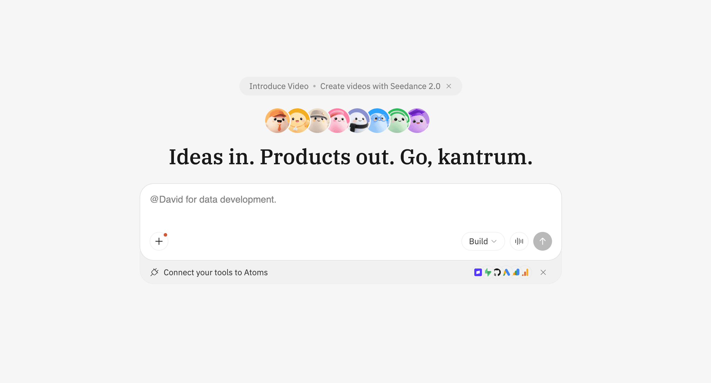 Atoms: Multi-Agent AI Application Builder